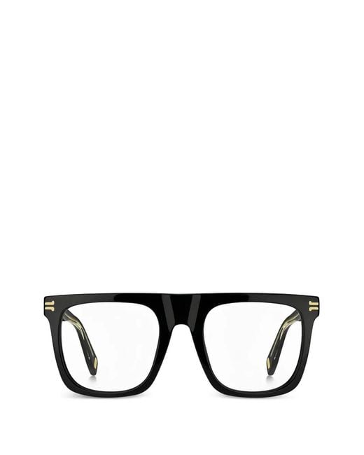 Marc Jacobs Black Eckige Sonnenbrille