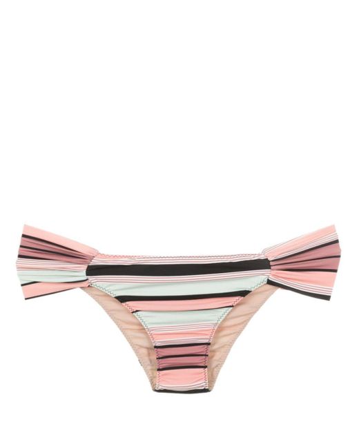 Clube Bossa Pink Ricy Striped Bikini Bottoms