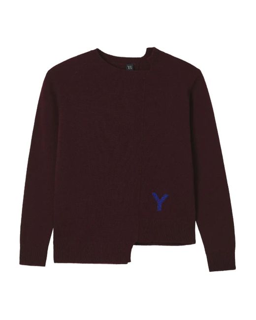 Jersey con dobladillo asimétrico Y's Yohji Yamamoto de color Purple