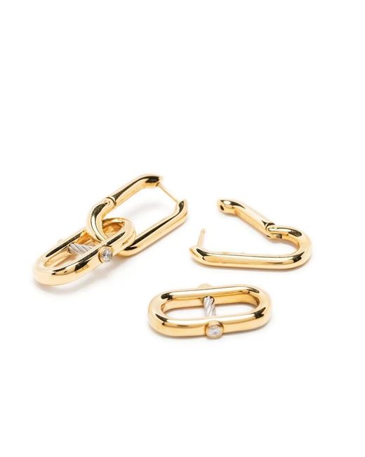 Charriol Metallic St. Tropez Mariner Cable-Link Earrings