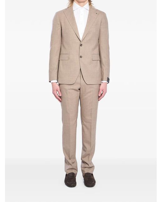 Tagliatore Natural Single-Breasted Suit for men