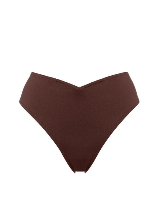 Eres Brown Préstance High-Waisted Bikini Bottoms