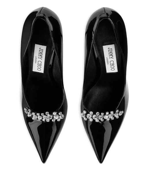 Jimmy Choo Black 90Mm Belinda Pointed-Toe Pumps