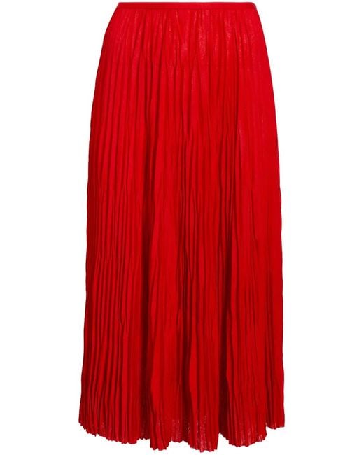 Proenza Schouler Red Rosalyn Skirt