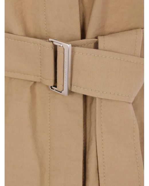 Brunello Cucinelli Natural Klassisches Kleid