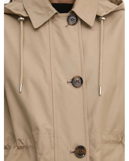 Barbour Jas Met Capuchon En Ritssluiting in het Natural