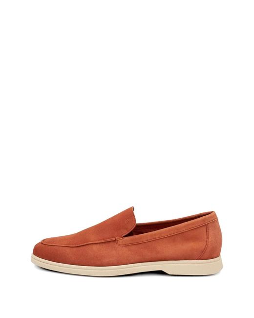Frau White Mocassins En Daim for men