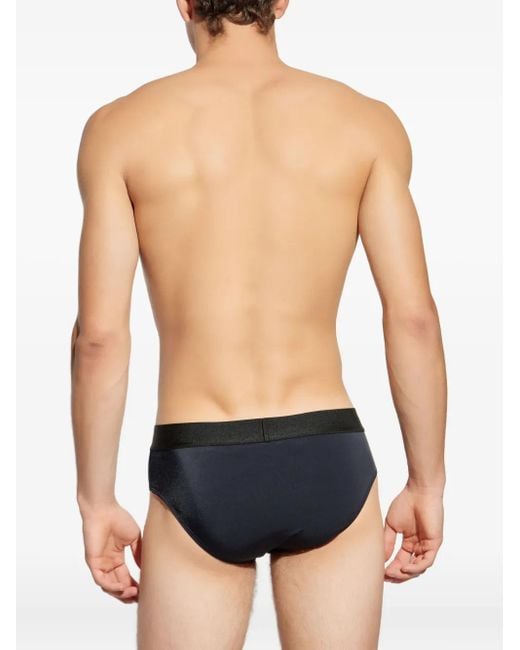 Short De Bain À Bande Logo DSquared² pour homme en coloris Blue