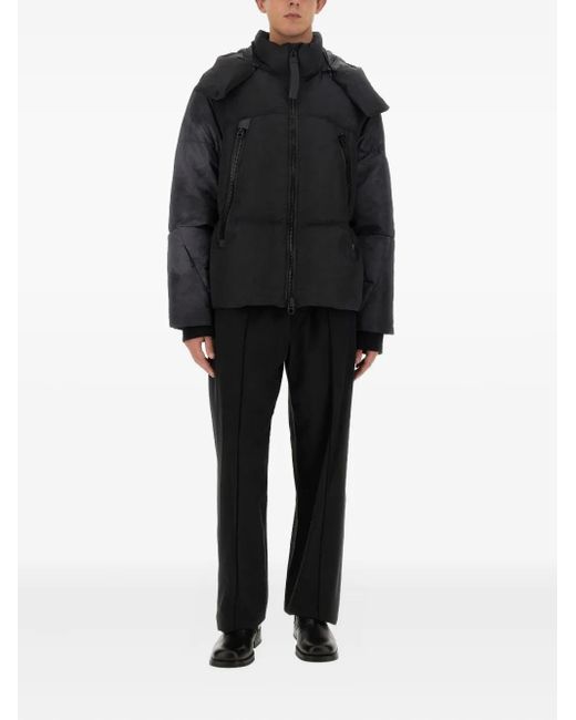 JG1 Black Zip-Fastening Jacket for men