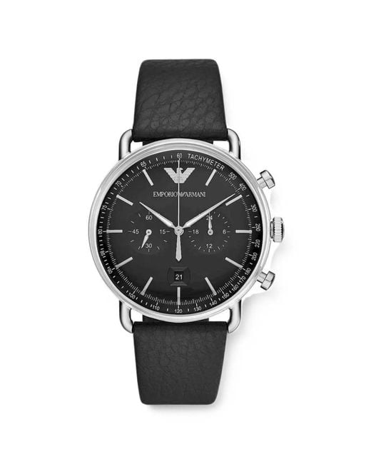 Emporio Armani Black Classic 43Mm Watch for men