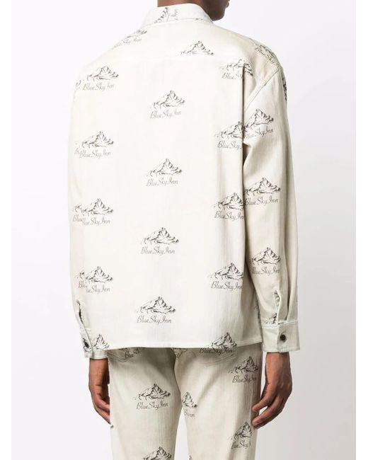 BLUE SKY INN Natural Jackets Beige for men