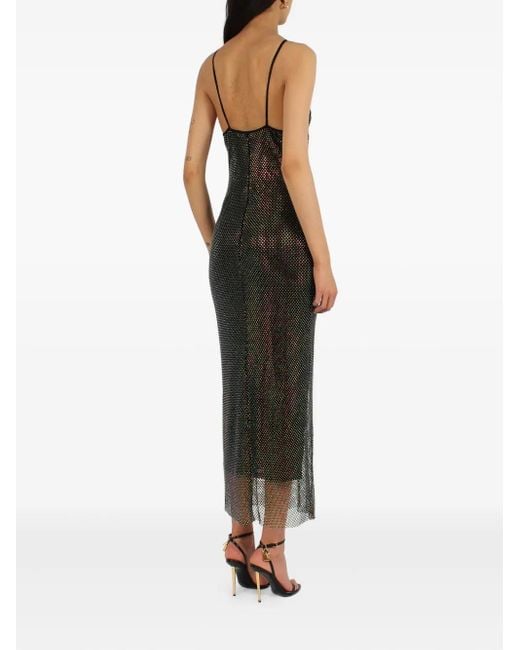 The New Arrivals Ilkyaz Ozel Black Sequin-Embellished Dress