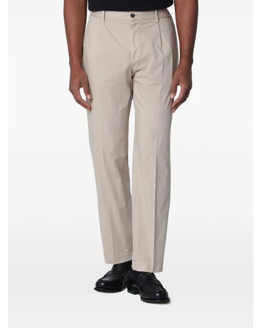 Santaniello Natural Irno Pleated Trousers for men