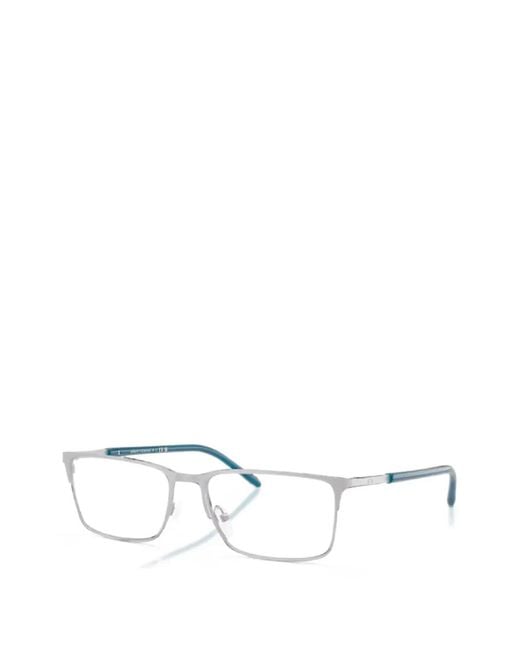 ARMANI EXCHANGE White Rectangle-Frame Glasses for men