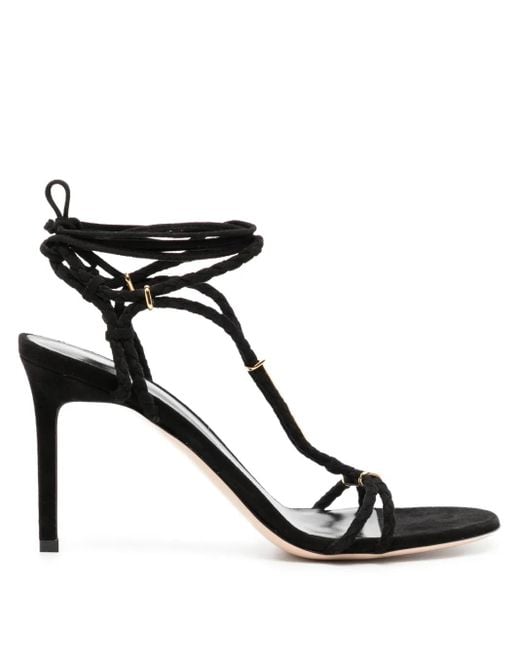 Tom Ford Black Sandalen aus Wildleder 70mm