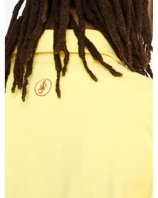 J.W. Anderson Langärmeliges Poloshirt in Yellow für Herren