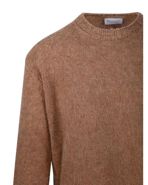 Diana Studio Brown Round-Neck Sweater for men