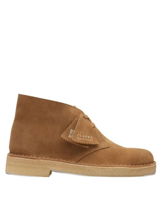 Clarks Brown Suede Desert Boots