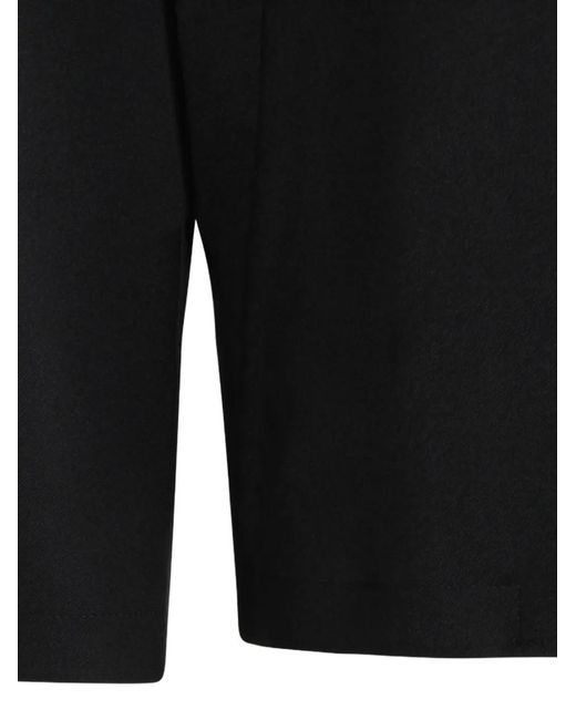 Lardini Black Notch-Lapel Button-Up Blazer for men