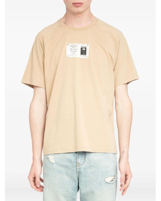 Zadig & Voltaire Natural Torry Graphic-Print T-Shirt for men