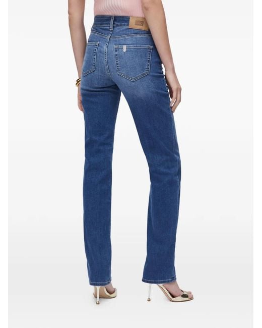 Liu Jo Straight Jeans in het Blue