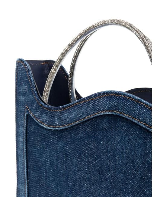 Le Silla Blue Ivy Denim Tote Bag