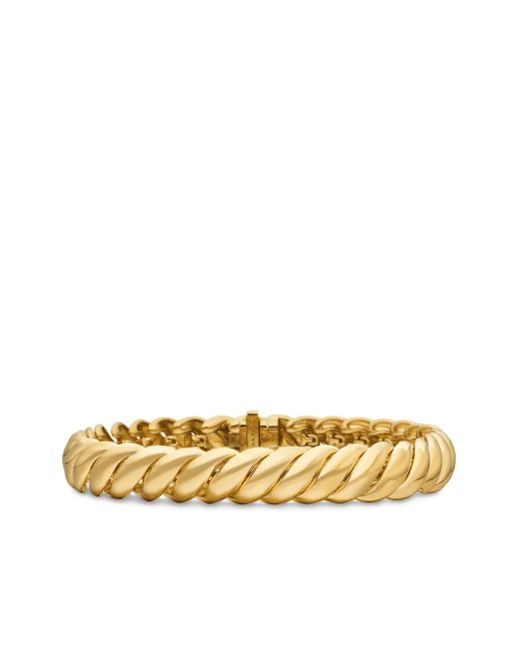 David Yurman Metallic 18Kt Sculpted Cable Bracelet (8.5Mm)
