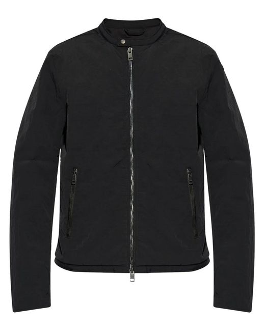 DIESEL Black Light Jackets for men