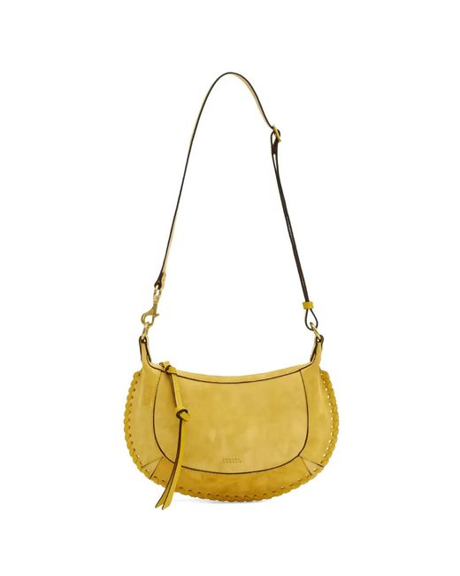 Isabel Marant Metallic Oskan Moon Shoulder Bag