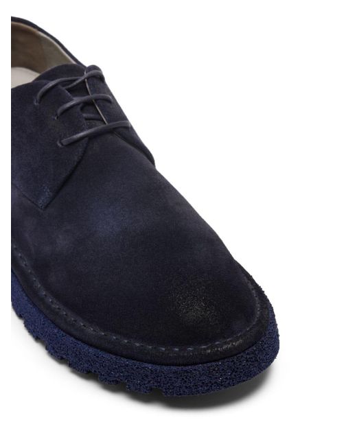 Marsèll Blue Sancrispa Alta Pomice Derby Shoes for men