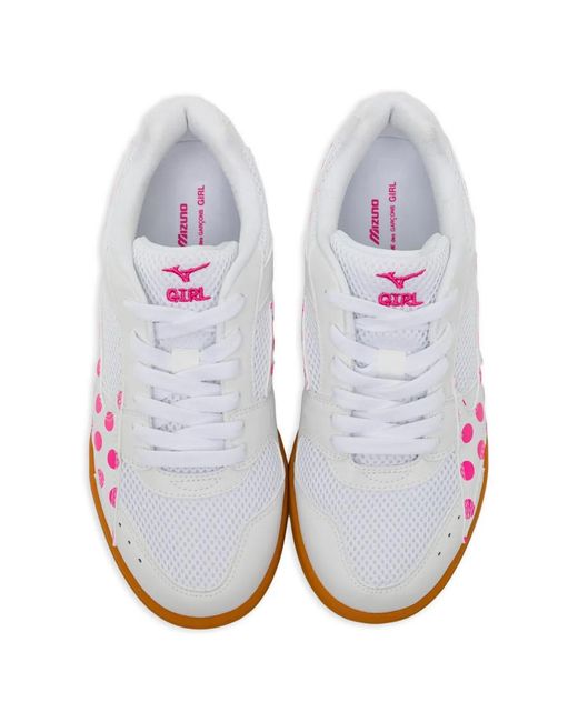 Comme des Garçons White Polka Dot Trainers