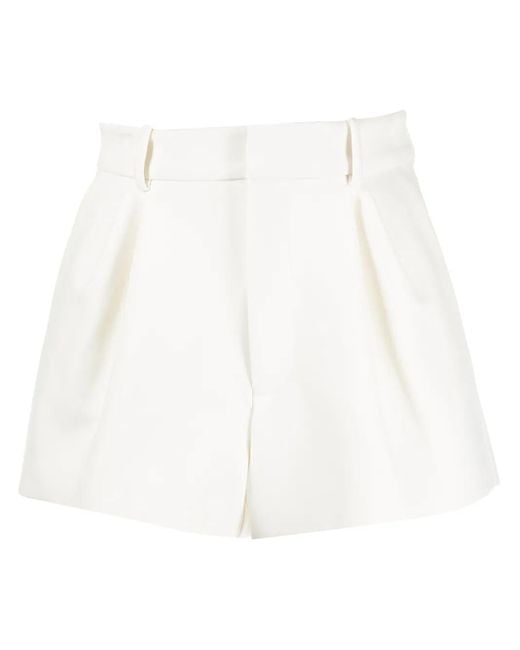 Area White Shorts Mit Kristallen