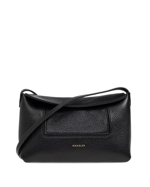 Wandler Black Mini Handbag With Adjustable Shoulder Strap