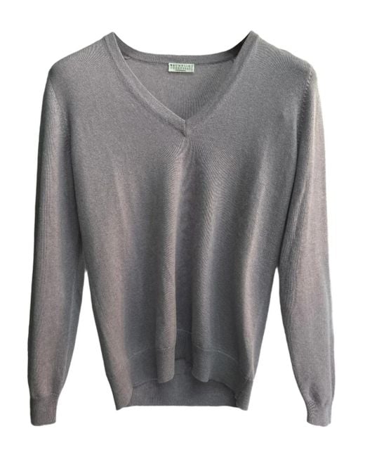 Maglione di Brunello Cucinelli in Gray