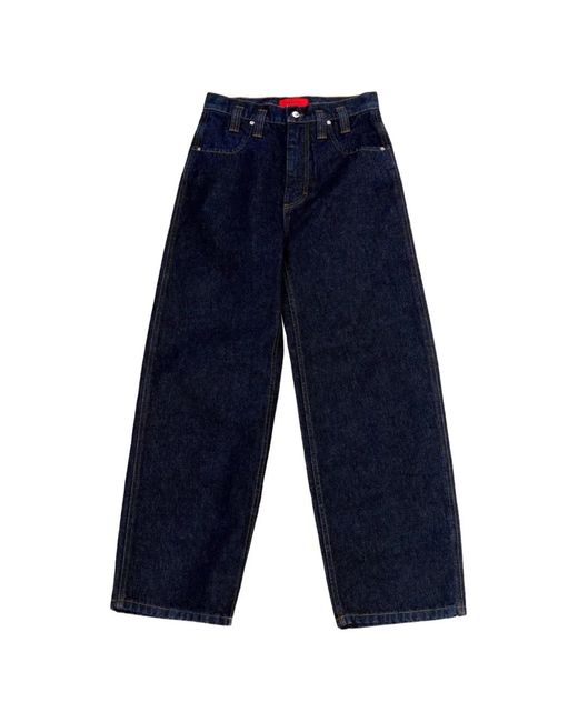 Eckhaus Latta Blue Belt-Loops Jeans