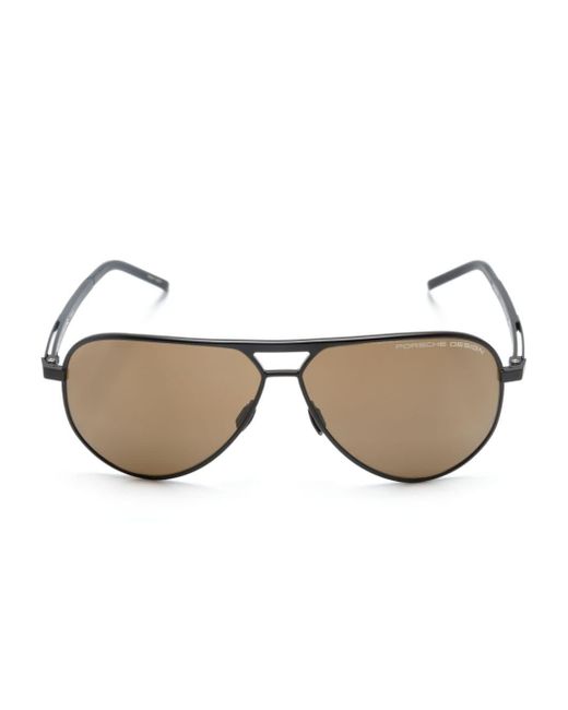 Porsche Design Black P ́8942 Pilot-frame Sunglasses for men