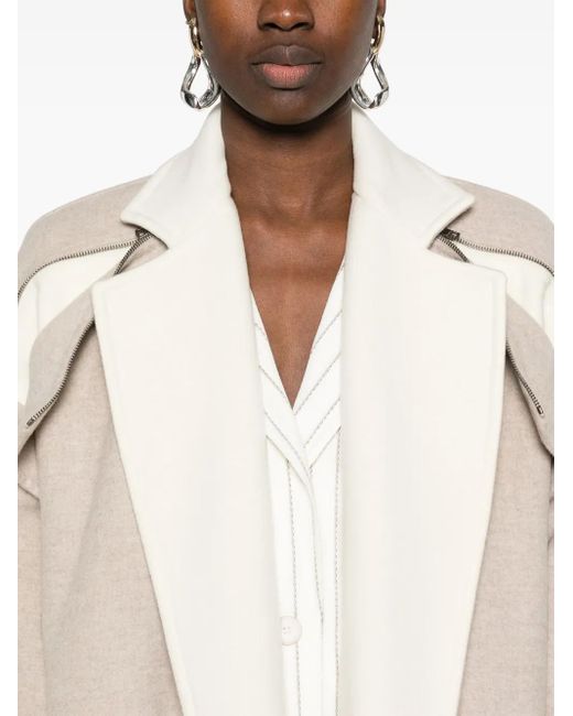 Max Mara Natural Wool Long Coat