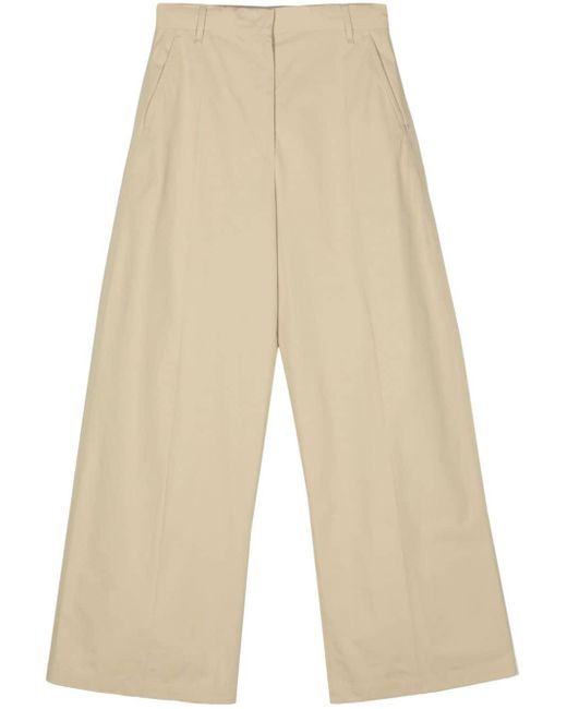 Sportmax Natural Gebe Straight-leg Trousers