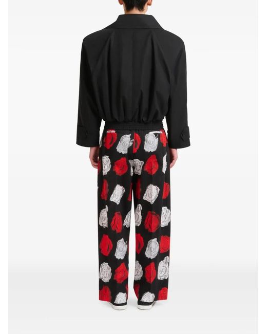 Marni Black Double-Breasted Jacket for men
