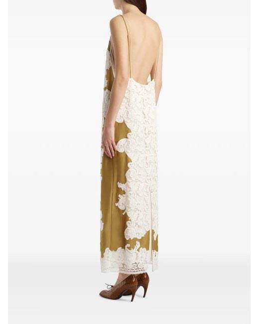 Khaite White Nevis Midi Dress