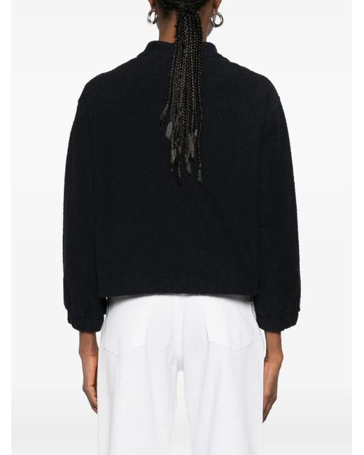 Moncler Black Zip Pocket Sweater
