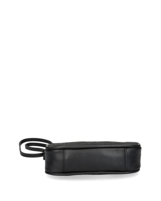 Calvin Klein Black Logo-Print Shoulder Bag