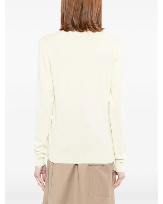 N.Peal Cashmere White Phoebe Sweater