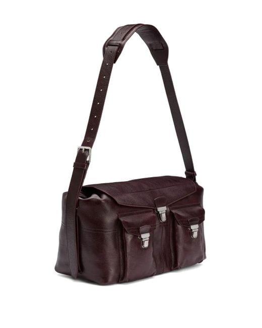 Borsa A Spalla Week-End Gear di Lemaire in Brown