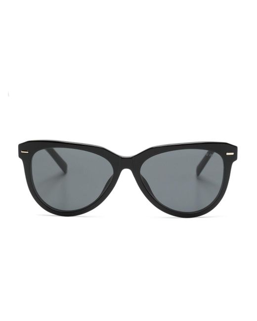 Miu Miu Gray Oval-frame Sunglasses