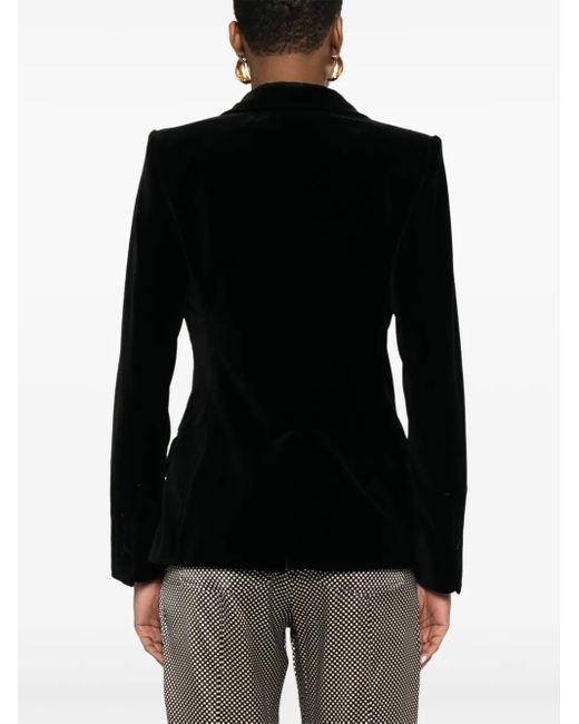 Tom Ford Black Single-Breasted Blazer