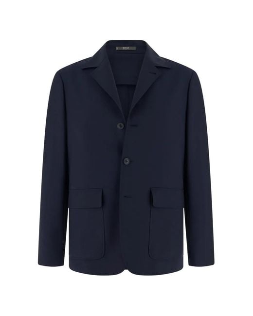 Boggi Blue Single-Breasted Blazer for men