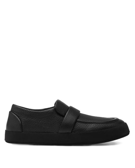Marsèll Black Guarnello Strap-Detail Loafers