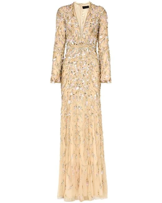 Jenny Packham Natural Kaia Gown