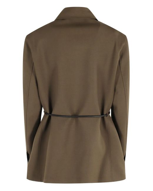 Rohe Green Belted Wool Jacket